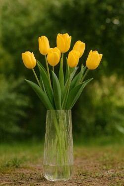 Jarrón cuadrado con relieve